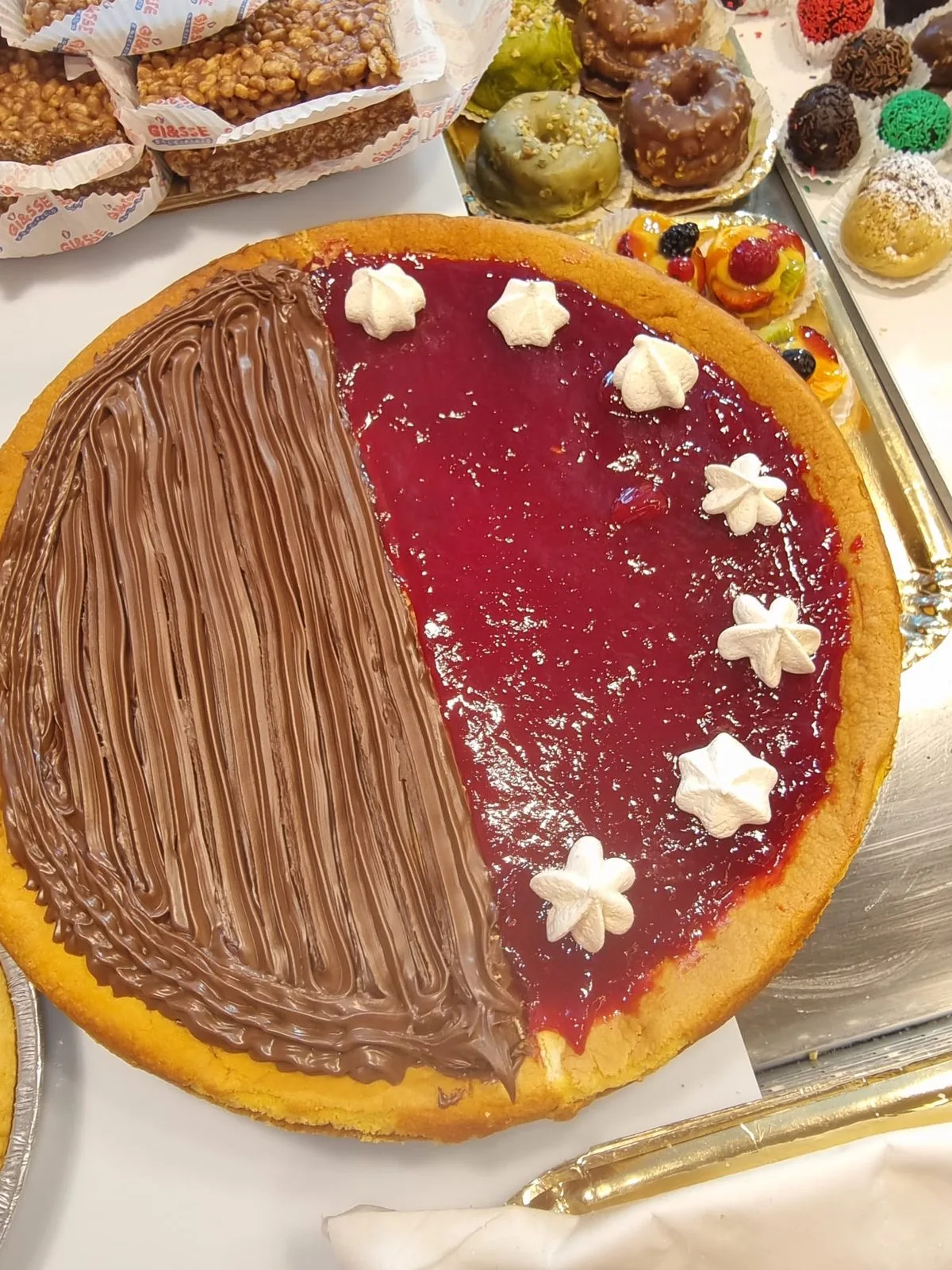 Bignè crema cioccolato pasticceria artigianale