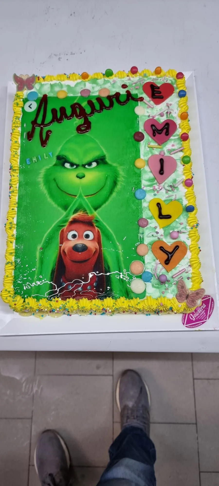 Torta Grinch bambini compleanno Lagosanto Ferrara
